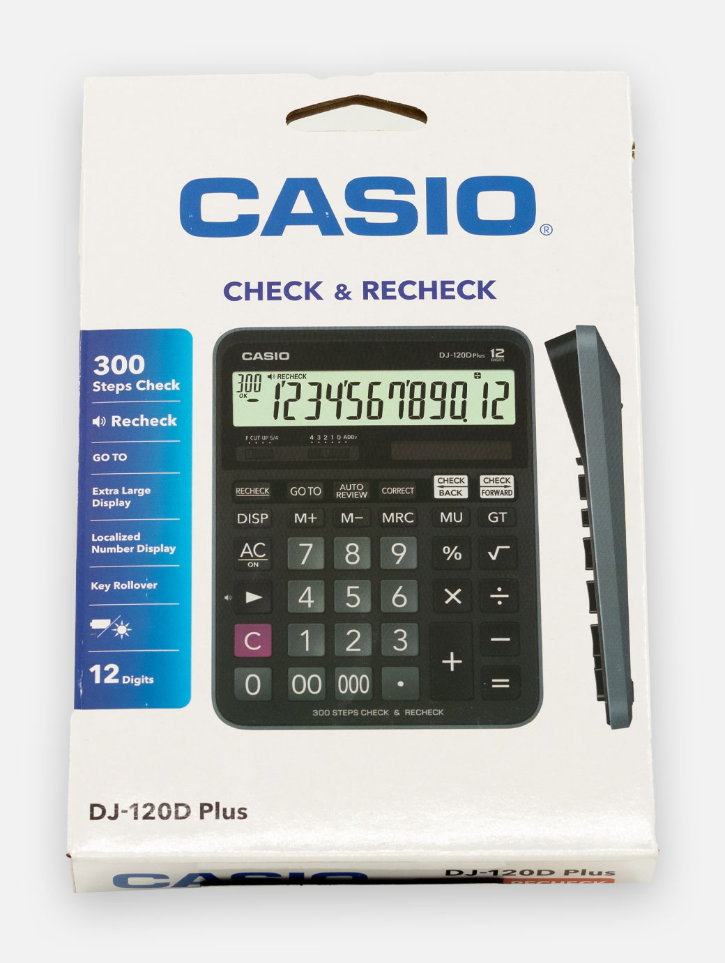 ماشین حساب کاسیو مدل DJ-120D