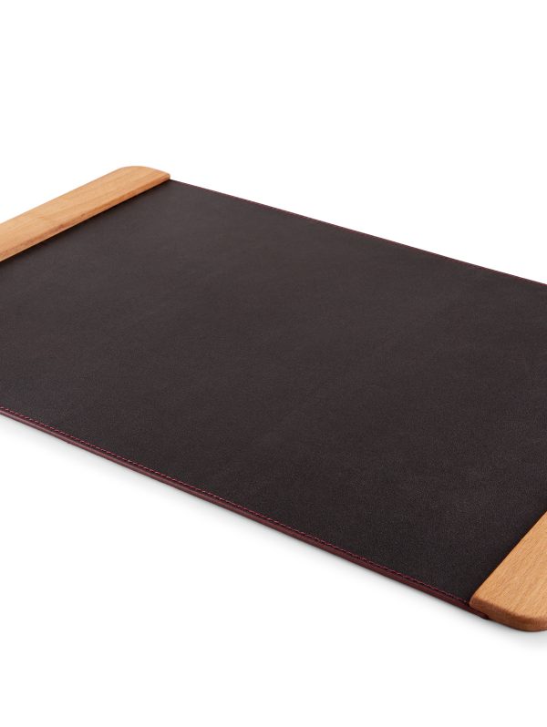 زیر دستی چوب و چرم طبیعی اینوباس