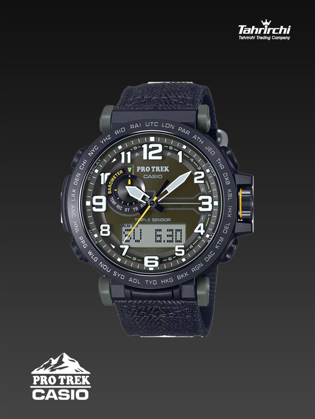 ساعت کاسیو مدل پروترک PRG-601YB-3